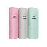 DUFF CLEAN 3'lü Mikrofiber Temizlik Bezi, Cam, Araba, Mutfak, Fiber Temizleme Bezi (40 X 60 Cm)