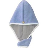 Duff Clean Çift Taraflı Çift Renk Saç Kurutma Havlusu Saç Bonesi Mikrofiber - Gri