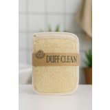 DUFF CLEAN Çift Tarafli Doğal Kabak Kesesi, Banyo Eldiveni, 24 X 17 (Cm)