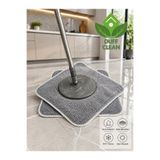 DUFF CLEAN GRİ (1 ADET) Standart Ölçü Döner Başlıklı Yedek Mop Bezi Lüks Kalite Mikrofiber