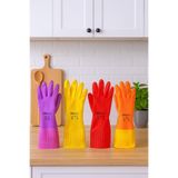 DUFF CLEAN M Beden Atigilan 40 Cm Uzun Bulaşık & Temizlik Eldiveni Renkli M Beden