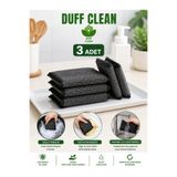 DUFF CLEAN Sihirli Inox Paslanmaz Telli Bulaşık Süngeri 3ADET