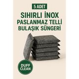 DUFF CLEAN Sihirli Inox Paslanmaz Telli Bulaşık Süngeri