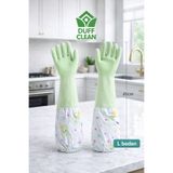 DUFF CLEAN Standart L Bedensıcak Bulaşık Yıkama Eldiven Dayanıklı Su Geçirmez Ev Eldiven