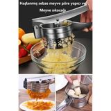 DUFFA Büyük Çelik Patates Ezici Sebze Meyve Püre Yapıcı Ve Meyve Sıkacağı Patetes Püre Ezici Pratik Ezici