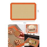 Duffa Fırın İçin Yağlı Silikon Pişirme Matı, Yanmaz Yapışmaz Pişirme Matı Hamur Açma ( 40x30 )