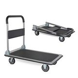 Duffmart PR2190 Pro Katlanır Platform 150 kg 4 Tekerlekli Paket Taşıma Arabası