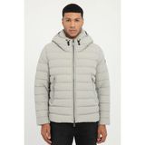 Dufy Açık Gri Kapitone Slim Fit Erkek Mont - 46