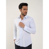 Dufy Açık Mavi Erkek Slim Fit Düz Klasik Yaka Uzun Kol Gömlek - 88354
