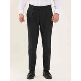 Dufy Antrasit Erkek Slim Fit Melanj Desenli Klasik Pantolon - 97662