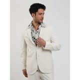 Dufy Bej Erkek Slim Fit Düz Mono Yaka Casual Ceket - 58