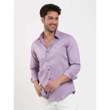 Dufy Erkek Slim Fit Uzun Kol Lila Gömlek - 38