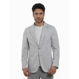 Dufy Haki Erkek Slim Fit Armürlü Mono Yaka Ceket - 104433