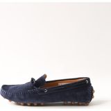Dufy Lacivert Erkek Süet Loafer Ayakkabı - 105700-lacivert Lacivert