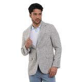 Dufy Saks Erkek Slim Fit Pitikare Desenli Sivri Yaka Casual Ceket - 104437