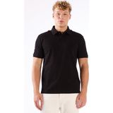 Dufy Siyah Düz Erkek T-Shirt - Slim Fit - 3XL