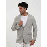 Dufy Yeşil Erkek Slim Fit Pitikare Desenli Sivri Yaka Casual Ceket - 48