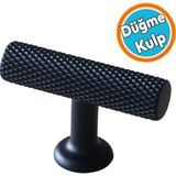 Dugme Kulp Mobilya Mutfak Dolabi Cekmece Dolap Kulplari Kapak Kulpu Kulbu Siyah Metal