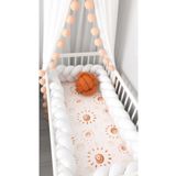 düğüm yastık 360 cm 3 ÖRGÜ BEŞİK KORUMALIK - BEYAZ ( 60X120 CM BEŞİKLERE UYGUNDUR )
