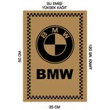 duha trend 35x50 120 Gr. Kraft Kağıt Oto Paspası BMW 50 Adet Yatay 50 Adet Dikey
