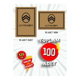duha trend 35x50 120 Gr. Kraft Kağıt Oto Paspası Citroen 50 Adet Yatay 50 Adet Dikey