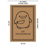 duha trend 35x50 120 Gr. Kraft Kağıt Oto Paspası Civciv 100 Adet