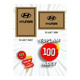 duha trend 35x50 120 Gr. Kraft Kağıt Oto Paspası Hyundai 50Adet Yatay 50 Adet Dikey