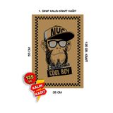 duha trend 35x50 120 Gr. Kraft Kağıt Oto Paspası Maymun 50 Adet