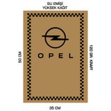 duha trend 35x50 120 Gr. Kraft Kağıt Oto Paspası Opel Dikey 100 Adet