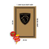 duha trend 35x50 120 Gr. Kraft Kağıt Oto Paspası Peugeot Dikey 100 Adet