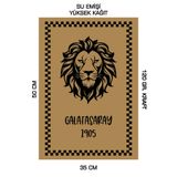 duha trend 35x50 120 Gr. Kraft Kağıt Oto Paspası Şampiyon Galatasaray 100 Adet