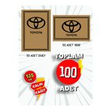 duha trend 35x50 120 Gr. Kraft Kağıt Oto Paspası Toyota 50 Adet Yatay 50 Adet Dikey