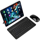 Duhaline Apple iPad Pro 4. Nesil 11" Tablet Için Uyumlu Slim Şarjlı Türkçe Bluetooth Klavye ve Mouse Seti - Siyah