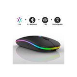 DUHALINE Honor Magic Pad 2 12.3" Tablet İçin Uyumlu RGB LED Işıklı Bluetooth+2.4Ghz Kablosuz Şarjlı Mouse