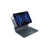 DUHALINE İpad Pro 11" Uyumlu Manyetik Magic Keyboard Katlanır Işıklı Klavyeli Tablet Kılıf+ Dokunmatik Kalem