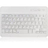 Duhaline Vankyo Matrixpad S8 Uyumlu Bluetooth Tablet Klavyesi Mini Slim Şarjlı Kablosuz Klavye - Beyaz