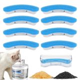 Dukars WF050 ve WF100 Kedi Çeşmesi için Kedi Su Çeşmesi Filtreleri, Evcil Hayvan Çeşmesi Filtreleri Yedek