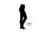Dukavas Orta Basınçlı (23 - 32 Mmhg) Külotlu Varıs Çorabı Siyah (Burnu Açık) - 3XL