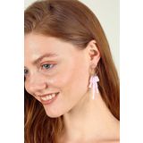 Duke Nickle RDPK5179 Pembe Püskül Küpe