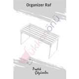 Dükkanönü Simple Dolap Içi Organizer Raf Mutfak Masası Tezgah Üstü Düzenleyici Küçük