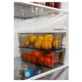 Dükkanönü Style Buzdolabı Içi Düzenleyici Organizer Mini ( Antrasit ) Org-38 G
