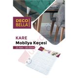 Dükkanönü Yapışkanlı Sandalye Koltuk Mobilya Ayak Keçesi Zemin Koruyucu Keçe Kare (25 Adet / 30 Mm. x 30 Mm.)