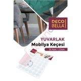 Dükkanönü Yapışkanlı Sandalye Koltuk Mobilya Ayak Keçesi Zemin Koruyucu Keçe Yuvarlak (36 Adet / 22 Mm.)