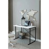 Dulgera Metal Ayaklı Çalışma & Laptop Masası 60×100 cm – Modern Ofis/çalışma Masası - 60X100 - Beyaz