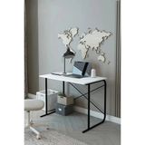 Dulgera Metal Ayaklı Çalışma & Laptop Masası 60×100 cm – Modern Ofis/çalışma Masası - 60x120 - Beyaz