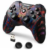 DuLingKer PC Controller kablosuz, PS3 Controller PC Gamepad, Hall Effect Joystick ve Dual Vibration, 2,4G kablosuz oyun kumandası, Windows 11 10 8 7, PS3, Android TV, Steam, Raspberry Pi için