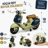 Duman 18 cm Vespa Görünümlü Oyuncak Scooter - Mor