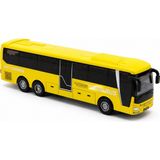 Duman Çek Bırak Tour Bus Oyuncak Otobüs – 15 cm - Sarı