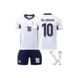 Duman Global Bellingham İngiltere Milli Takım 4 Lü Set Çocuk Futbol Forması Forma+Şort (Çorap+Bileklik) Hediye