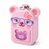 Duman Lucky Bear Kilitli Metal Kumbara Mavi – Anahtarlı Para Kutusu 15 cm Çocuk Kumbarası